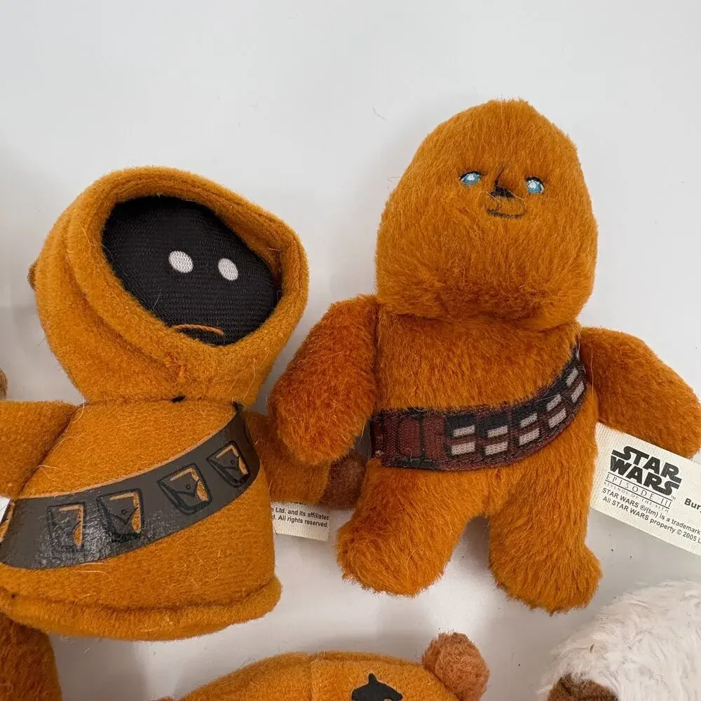 Star Wars Episode III Burger King Plush Toy Lot Of 7 2005 Characters